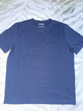 Express Men's Short-Sleeve Crew T-Shirt in Navy